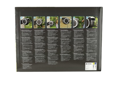 Gardena Wand-Schlauchbox RollUp mit Gartenschlauch  Schlauchtrommel, Gartenschlauchbox 18632-20