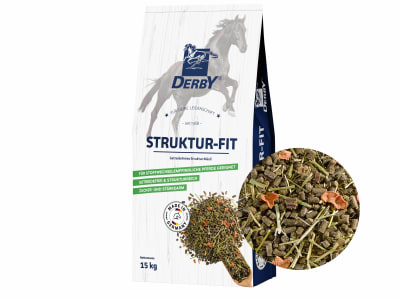 DERBY® Struktur-Fit getreidefreies, faserreiches Müsli 15 kg Sack DERBY® Struktur-Fit getreidefreies, faserreiches Müsli 15 kg Sack