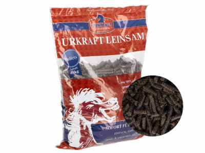 Urkraft Leinsamen Pellets natürliche Schleimstoffe für Pferde Urkraft Leinsamen Pellets natürliche Schleimstoffe für Pferde