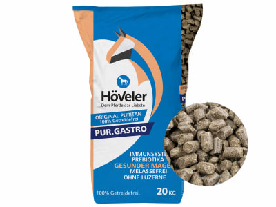 Höveler Pur.Gastro für Pferde 20 kg Sack Höveler Pur.Gastro für Pferde 20 kg Sack