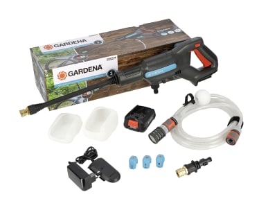 Gardena Akku-Mitteldruckreiniger AquaClean 24/18V P4A Ready-To-Use Set Dampfstrahler 14800-20 Gardena Akku-Mitteldruckreiniger AquaClean 24/18V P4A Ready-To-Use Set Dampfstrahler 14800-20