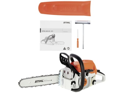 STIHL Benzin-Kettensäge "MS 231" 2,0 kW (2,7 PS) Schienenlänge 35 cm, ohne Service-Kit, 1 Sägekette, 1143 200 0217 STIHL Benzin-Kettensäge "MS 231" 2,0 kW (2,7 PS) Schienenlänge 35 cm, ohne Service-Kit, 1 Sägekette, 1143 200 0217