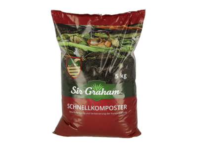 Sir Graham Schnellkomposter Organisch – mineralischer NPK-Dünger (3+1+1) 5 kg Sack Sir Graham Schnellkomposter Organisch – mineralischer NPK-Dünger (3+1+1) 5 kg Sack