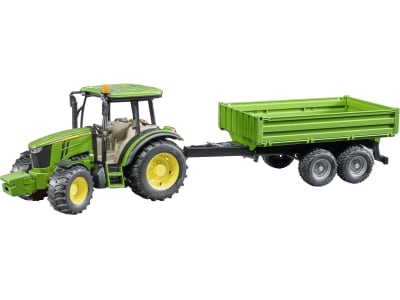 Bruder® Modell "John Deere Traktor 5115 M" mit Anhänger, 1:16, 02108