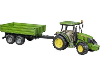 Bruder® Modell "John Deere Traktor 5115 M" mit Anhänger, 1:16, 02108 Bruder® Modell "John Deere Traktor 5115 M" mit Anhänger, 1:16, 02108
