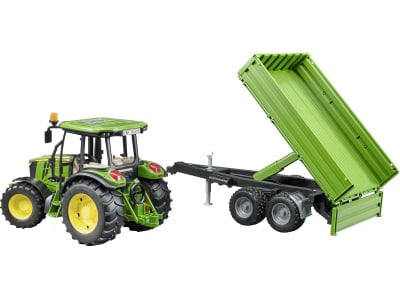 Bruder® Modell "John Deere Traktor 5115 M" mit Anhänger, 1:16, 02108 Bruder® Modell "John Deere Traktor 5115 M" mit Anhänger, 1:16, 02108