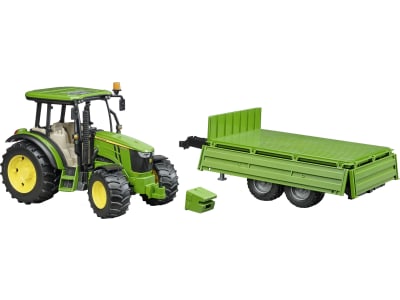 Bruder® Modell "John Deere Traktor 5115 M" mit Anhänger, 1:16, 02108 Bruder® Modell "John Deere Traktor 5115 M" mit Anhänger, 1:16, 02108