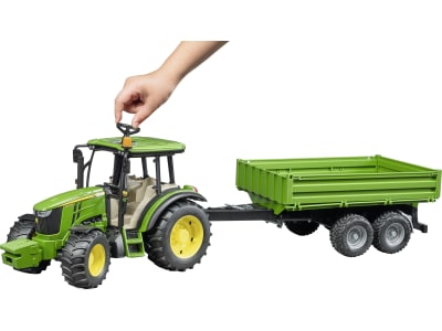 Bruder® Modell "John Deere Traktor 5115 M" mit Anhänger, 1:16, 02108 Bruder® Modell "John Deere Traktor 5115 M" mit Anhänger, 1:16, 02108