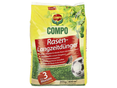 COMPO Rasen-Langzeitdünger Rasendünger mit einer Langzeitwirkung 20 kg Sack COMPO Rasen-Langzeitdünger Rasendünger mit einer Langzeitwirkung 20 kg Sack