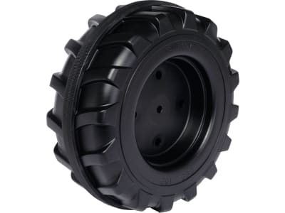 Rolly Toys® Hinterrad 395 x 150 - 12 mm-Achse mit Laufreifen, für rollyX-Trac, Hinterachse mit Vierkantmitnehmer, 100 003 000 80 Rolly Toys® Hinterrad 395 x 150 - 12 mm-Achse mit Laufreifen, für rollyX-Trac, Hinterachse mit Vierkantmitnehmer, 100 003 000 80
