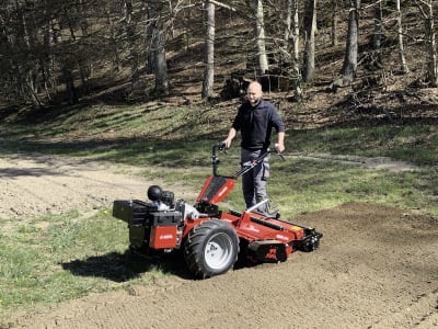 KÖPPL Einachsschlepper "Luchs" Benzin/Diesel, Antrieb hydrostatisch