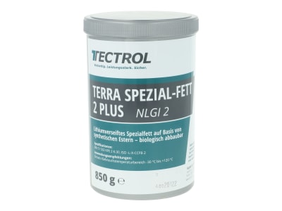 TECTROL TERRA SPEZIAL-FETT 2 PLUS 850 g Dose  NLGI 2 Schmierfett, biologisch abbaubar, Mehrzweckfett, Lithiumfett