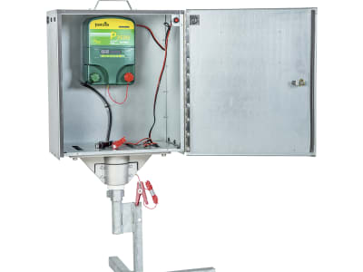 Patura Sicherheitsbox mit Verkabelung und Erdstab für Weidezaungerät 12 V, 900301