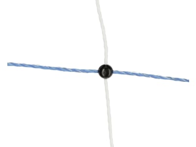 Ako Wolfszaun "OviNet Maxi" 122 cm/50 m, weiß; blau, stromführend, 27394