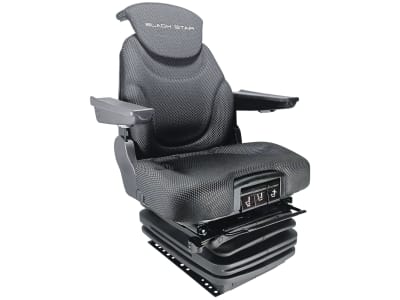 BLACK STAR Traktorsitz "BS 1512 A TT" mit Sitzkissentiefen- und -neigungseinstellung, Drehadapter 30° links/rechts, luftgefedert, Stoff Black Matrix, schwarz BLACK STAR Traktorsitz "BS 1512 A TT" mit Sitzkissentiefen- und -neigungseinstellung, Drehadapter 30° links/rechts, luftgefedert, Stoff Black Matrix, schwarz