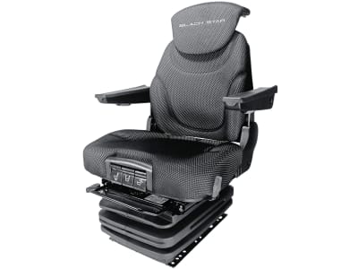BLACK STAR Traktorsitz "BS 1512 A TT" mit Sitzkissentiefen- und -neigungseinstellung, Drehadapter 30° links/rechts, luftgefedert, Stoff Black Matrix, schwarz BLACK STAR Traktorsitz "BS 1512 A TT" mit Sitzkissentiefen- und -neigungseinstellung, Drehadapter 30° links/rechts, luftgefedert, Stoff Black Matrix, schwarz