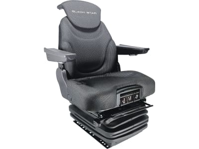 BLACK STAR Traktorsitz "BS 1512 A TT" mit Sitzkissentiefen- und -neigungseinstellung, Drehadapter 30° links/rechts, luftgefedert, Stoff Black Matrix, schwarz BLACK STAR Traktorsitz "BS 1512 A TT" mit Sitzkissentiefen- und -neigungseinstellung, Drehadapter 30° links/rechts, luftgefedert, Stoff Black Matrix, schwarz