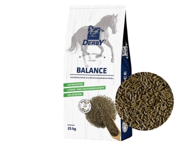 DERBY® Balance getreidefreie Pellets für stoffwechselempfindliche Pferde 25 kg Sack DERBY® Balance getreidefreie Pellets für stoffwechselempfindliche Pferde 25 kg Sack
