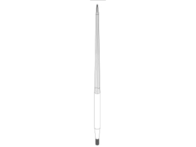 SHW Grossballenzinken 1.100 mm M 22 x 1,5, spitz, mit konischer Mutter SHW Grossballenzinken 1.100 mm M 22 x 1,5, spitz, mit konischer Mutter