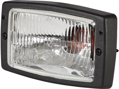 Hella® Hauptscheinwerfer links/rechts, Halogen H4, 12 V; 24 V, 182 x 102 x 88 mm, quadratisch, 1AD 996 018-651 Hella® Hauptscheinwerfer links/rechts, Halogen H4, 12 V; 24 V, 182 x 102 x 88 mm, quadratisch, 1AD 996 018-651