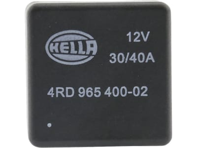 Hella® Relais 12 V, Wechsler, , 5-polig, Flachsteckanschluss, 4RD 965 400-027