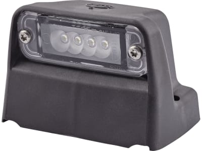 Hella® LED-Kennzeichenleuchte quadratisch, seitlich links/rechts, 93 x 66,2 x 63 mm, 12 V, 4 LEDs, 2KA 010 278-321 Hella® LED-Kennzeichenleuchte quadratisch, seitlich links/rechts, 93 x 66,2 x 63 mm, 12 V, 4 LEDs, 2KA 010 278-321