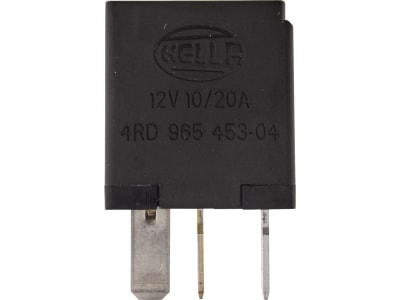 Hella® Relais 12 V, Wechsler für Kraftstoffpumpe, ohne Halter, 5-polig, Flachsteckanschluss, 4RD 965 453-041