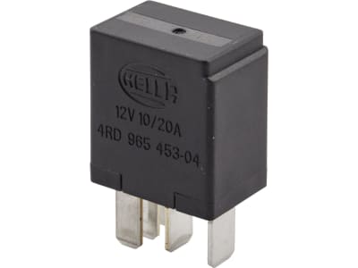 Hella® Relais 12 V, Wechsler für Kraftstoffpumpe, ohne Halter, 5-polig, Flachsteckanschluss, 4RD 965 453-041