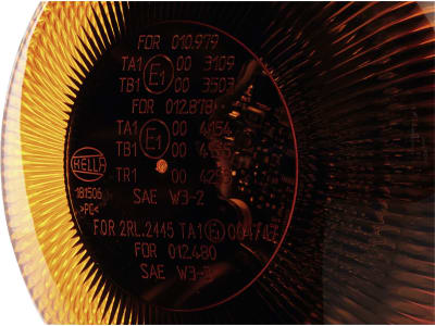Hella® LED-Blitzleuchte "Rota", orange, 12 – 24 V, Rohrstutzenmontage, 2XD 012 878-011 Hella® LED-Blitzleuchte "Rota", orange, 12 – 24 V, Rohrstutzenmontage, 2XD 012 878-011