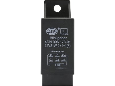 Hella® Blinkgeber 12 V, 6-polig, mit Bügelbefestigung und Halter, für Anhänger, 4DN 996 173-017 Hella® Blinkgeber 12 V, 6-polig, mit Bügelbefestigung und Halter, für Anhänger, 4DN 996 173-017