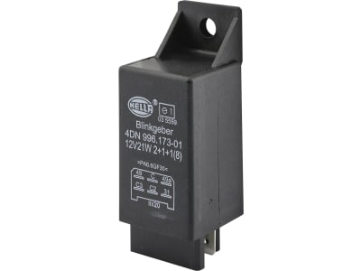 Hella® Blinkgeber 12 V, 6-polig, mit Bügelbefestigung und Halter, für Anhänger, 4DN 996 173-017