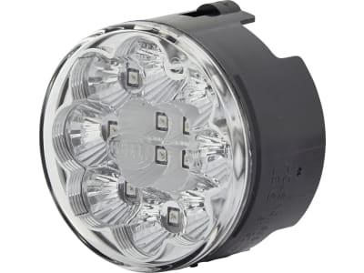 Hella® LED-Blinkleuchte rund, hinten links/rechts, Ø außen 66 mm, 12 V, 12 LEDs, E4 12390, 2BA 009 001-431 Hella® LED-Blinkleuchte rund, hinten links/rechts, Ø außen 66 mm, 12 V, 12 LEDs, E4 12390, 2BA 009 001-431