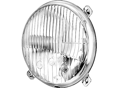 Hella® Scheinwerfereinsatz R2 (Bilux), rund, 12 V, Ø 180 mm, für Hauptscheinwerfer (Best. Nr. 10341891), mit Abblendlicht; Fernlicht, 1A3 125 195-015 Hella® Scheinwerfereinsatz R2 (Bilux), rund, 12 V, Ø 180 mm, für Hauptscheinwerfer (Best. Nr. 10341891), mit Abblendlicht; Fernlicht, 1A3 125 195-015