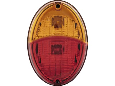 Hella® Schlussleuchte oval, rechts, 140 x 98 x 75 mm, P21W; P21W / 5W, Schlusslicht; Bremslicht; Blinklicht, 2SD 343 130-167