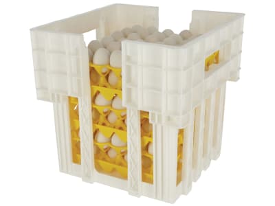 KERBL Eiertransportbox für bis zu 6 Eieraufbewahrungen à 30 Eier (gesamt 180 Eier), 70295 KERBL Eiertransportbox für bis zu 6 Eieraufbewahrungen à 30 Eier (gesamt 180 Eier), 70295