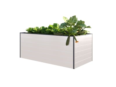 OKAY Aluminium Hochbeet natur 200 x 100 x 77 cm, max. Füllhöhe 1.300 Liter, Hochbeet Garten OKAY Aluminium Hochbeet natur 200 x 100 x 77 cm, max. Füllhöhe 1.300 Liter, Hochbeet Garten