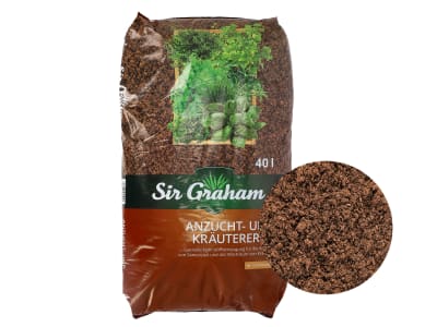 Sir Graham Anzucht- und Kräutererde 40 l Sack Sir Graham Anzucht- und Kräutererde 40 l Sack