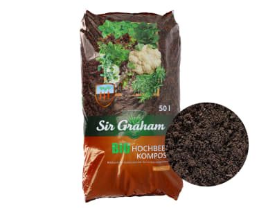 Sir Graham Bio Hochbeetkompost 50 l Sack torffrei Sir Graham Bio Hochbeetkompost 50 l Sack torffrei
