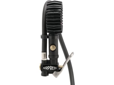 Airpress Reifenfüllprüfer, 0 bis 10 bar, 1/4" IG; Euro NW 7,2 mm; Orion NW 5,5 mm, digital, batteriebetrieben, Gummischutz, Euro- und Orion-Stecknippel, 42064 Airpress Reifenfüllprüfer, 0 bis 10 bar, 1/4" IG; Euro NW 7,2 mm; Orion NW 5,5 mm, digital, batteriebetrieben, Gummischutz, Euro- und Orion-Stecknippel, 42064