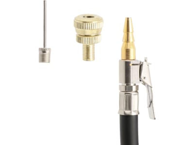 Airpress Reifenfüllprüfer, 0 bis 10 bar, 1/4" IG; Euro NW 7,2 mm; Orion NW 5,5 mm, digital, batteriebetrieben, Gummischutz, Euro- und Orion-Stecknippel, 42064 Airpress Reifenfüllprüfer, 0 bis 10 bar, 1/4" IG; Euro NW 7,2 mm; Orion NW 5,5 mm, digital, batteriebetrieben, Gummischutz, Euro- und Orion-Stecknippel, 42064