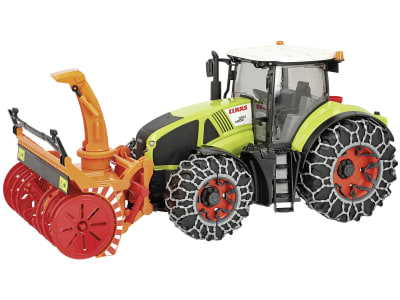 Bruder® Modell "Claas Traktor Axion 950" mit Schneeketten und Schneefräse 1:16, 03017