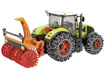 Bruder® Modell "Claas Traktor Axion 950" mit Schneeketten und Schneefräse 1:16, 03017