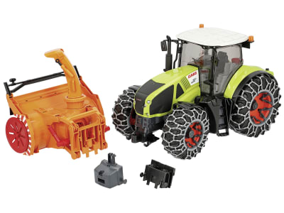 Bruder® Modell "Claas Traktor Axion 950" mit Schneeketten und Schneefräse 1:16, 03017