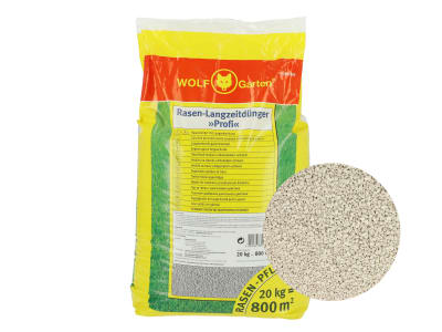 Wolf-Garten® Rasendünger mit Langzeitwirkung NPK 20+5+10+2 LX-MU  20 kg Beutel  