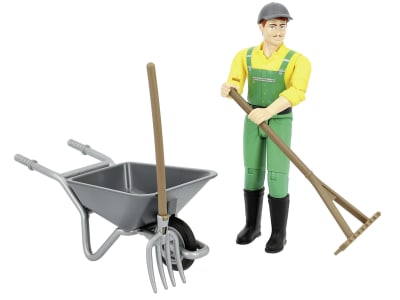 Bruder® Spielset "Landwirt" mit Zubehör, 62610