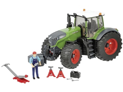 Bruder® Modell "Fendt Traktor 1050 Vario" mit Mechaniker, Wagenheber, Unterstellböcken und Werkzeug, 1:16, 04041 Bruder® Modell "Fendt Traktor 1050 Vario" mit Mechaniker, Wagenheber, Unterstellböcken und Werkzeug, 1:16, 04041