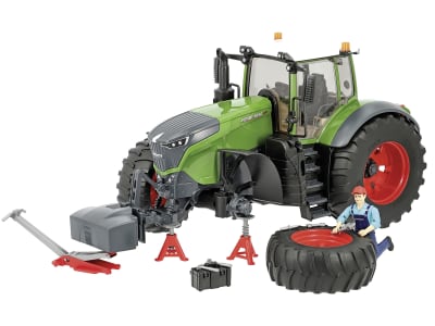 Bruder® Modell "Fendt Traktor 1050 Vario" mit Mechaniker, Wagenheber, Unterstellböcken und Werkzeug, 1:16, 04041