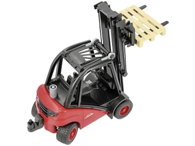 Bruder® Modell "Linde Gabelstapler H30D" mit Anhängerkupplung und 2 Paletten 1:16, 02511 Bruder® Modell "Linde Gabelstapler H30D" mit Anhängerkupplung und 2 Paletten 1:16, 02511