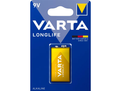 VARTA Longlife 9V Alkaline Batterien