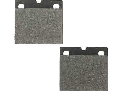 Bremsklotzsatz (2 St.) 62 x 85 x 14 mm, für Handbremse Kramer Radlader 318, 418 Bremsklotzsatz (2 St.) 62 x 85 x 14 mm, für Handbremse Kramer Radlader 318, 418
